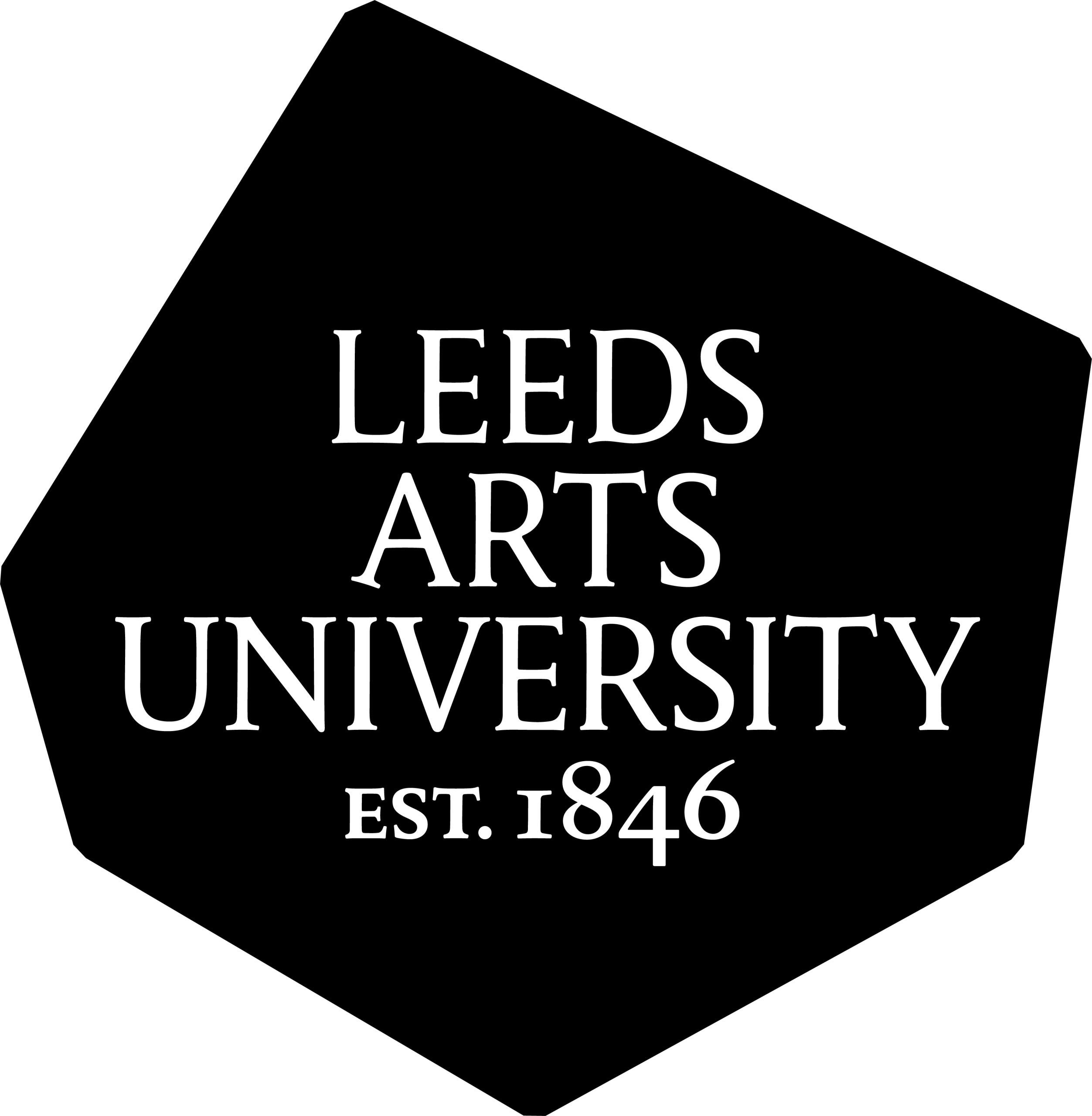 LAU_black EST_ Leeds Arts University Logo